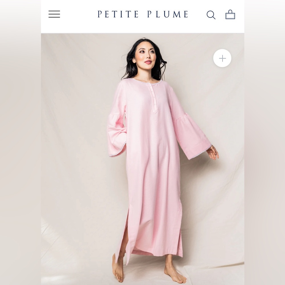 Petite Plume flannel Seraphine nightgown / never worn